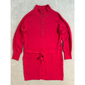 Elegant Red Midi Dress